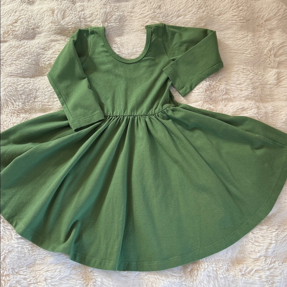 Alice + Ames Green Kids Casual Dress